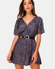 Afbeelding van Crosena Swing Dress in Satin Rose Grey