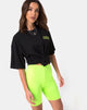 Afbeelding van Fietsshort in Fluogroen