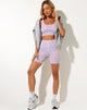 Afbeelding van Cycle Short in Ditsy Rose Lila