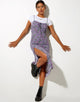 Afbeelding van Cypress Midi Dress in Lila Bloesem
