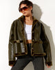 Afbeelding van Dagna Jacket in PU Donker Olijf