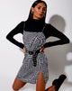 Afbeelding van Datista Jurk in Wavey Dogtooth
