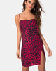 Afbeelding van Datista Jurk in Oversized Jaguar Rood