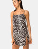 Afbeelding van Datista Slip Dress in Oversize Jaguar