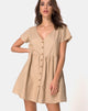 Afbeelding van Deira Babydoll Jurk in Steen