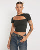 Afbeelding van Desiree Crop Top in Black Forest