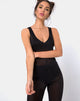 Afbeelding van Devile Unitard in Sheer Mesh Zwart