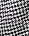 Houndstooth zwart-wit