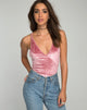 Afbeelding van Eikin Plunge Bodice in Velvet Blush