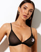 Afbeelding van Ellenor Triangle BH in Mesh Zwart