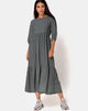 Afbeelding van Ellery Maxi Dress in Check it Out Green