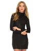 Afbeelding van Emmet Bodycon Dress in Metallic Seattle Shimmer Zwart