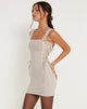Afbeelding van Ezilly Mini Dress in Havermelk