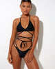Afbeelding van Farisa Strappy Bikinibroekje in Zwart