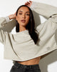 Afbeelding van Fawly Crop Top in Kokosmelk Cherubijn Lamour Label Embro