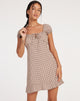 Afbeelding van Galaca Mini jurk in Mini Gingham