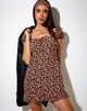 Afbeelding van Galaca Mini Dress in Herfstbloesem