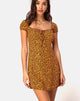 Afbeelding van Gaval Mini Dress in Ditsy Rose Marigold