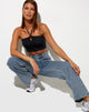 Afbeelding van Gee Crop Top in Zwart