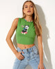 Afbeelding van Gimon Crop Top in Kruidentuin Y2K Schattige Baby