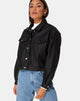 Afbeelding van Gina Jacket in PU Zwart