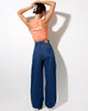 Afbeelding van Givas Crop Top in Mandarijn Tie Dye