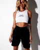 Afbeelding van Dad Jean Short in Black Wash