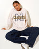 Afbeelding van Glan Sweatshirt in Winterwit M Classics Mix Embro