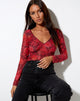 Afbeelding van Glaster Crop Top in Rough Rose