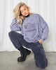 Afbeelding van Glo Sweatshirt in Charcoal Wash Angelo Embro
