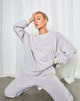 Afbeelding van Glo Sweatshirt in Kokosmelk Cherubijn LAmour Embro