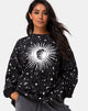 Afbeelding van Shine Sweatshirt in Zwart Kosmos