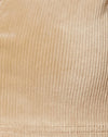 Fluwelen rib Tan