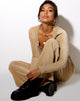 Afbeelding van Obeli broek in fluwelen rib Tan