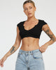 afbeelding van Guanna Crop Top in zwart