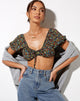Afbeelding van Haenji Crop Top in Kenny Floral