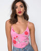 Afbeelding van Tahiti Bodice in Candy Rose