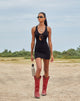 Afbeelding van Hania Mini Dress in Zwart