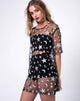 Afbeelding van Harlow Jurk in Glitter Net Ster Kind