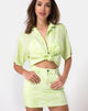 Afbeelding van Mini Broomy Rok in Klassiek Zebra Lime