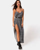 Afbeelding van Hime Maxi Dress in Ditsy Leopard Grey
