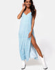 Afbeelding van Hime Jurk in Ditsy Rose Blauw