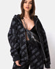 Afbeelding van Hollack Zip Hoody in Tokyo Tour Zwart