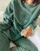 Afbeelding van Glo Sweatshirt in Washed Green Engel Energie Cherubijn Embro