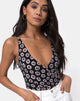 Afbeelding van Jairi Wrap Bodice in Dancing Daisy