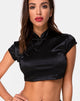 Afbeelding van Jakina Top in Spandex Zwart