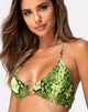 Afbeelding van Jeppa Bralette Top in Slang Lime
