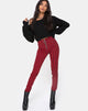 Afbeelding van Jolim broek in ministreep rood en zwart