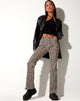 Afbeelding van Jopan Flare Broek in Optic Polka