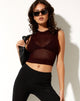 Afbeelding van Juniper Vest Top in Knit Bittere Chocolade